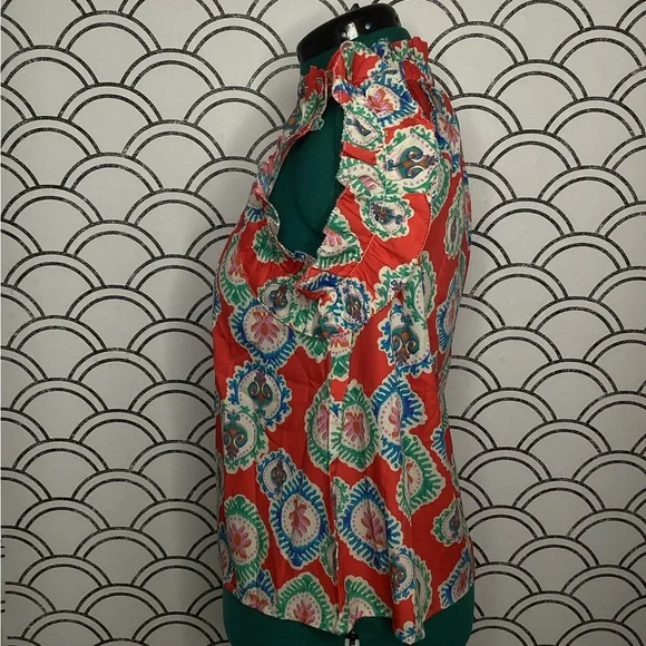 Avara Multicolor Paisley Blouse – Size M - Picture 2 of 10